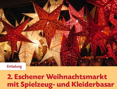 2. Eschener Weihnachtsmarkt mit Spielzeug und Kleiderbasar