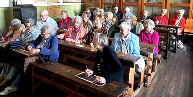 Ausflügler erleben Unterricht wie zu Kaisers Zeiten