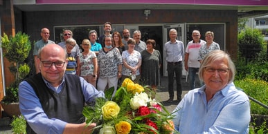 Blumiges Dankeschön fürs Tafel-Team